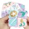 Big Dot of Happiness Let's Be Mermaids - Baby Shower or Birthday Party Cootie Catcher Game - Jokes and Dares Fortune Tellers - Set of 12